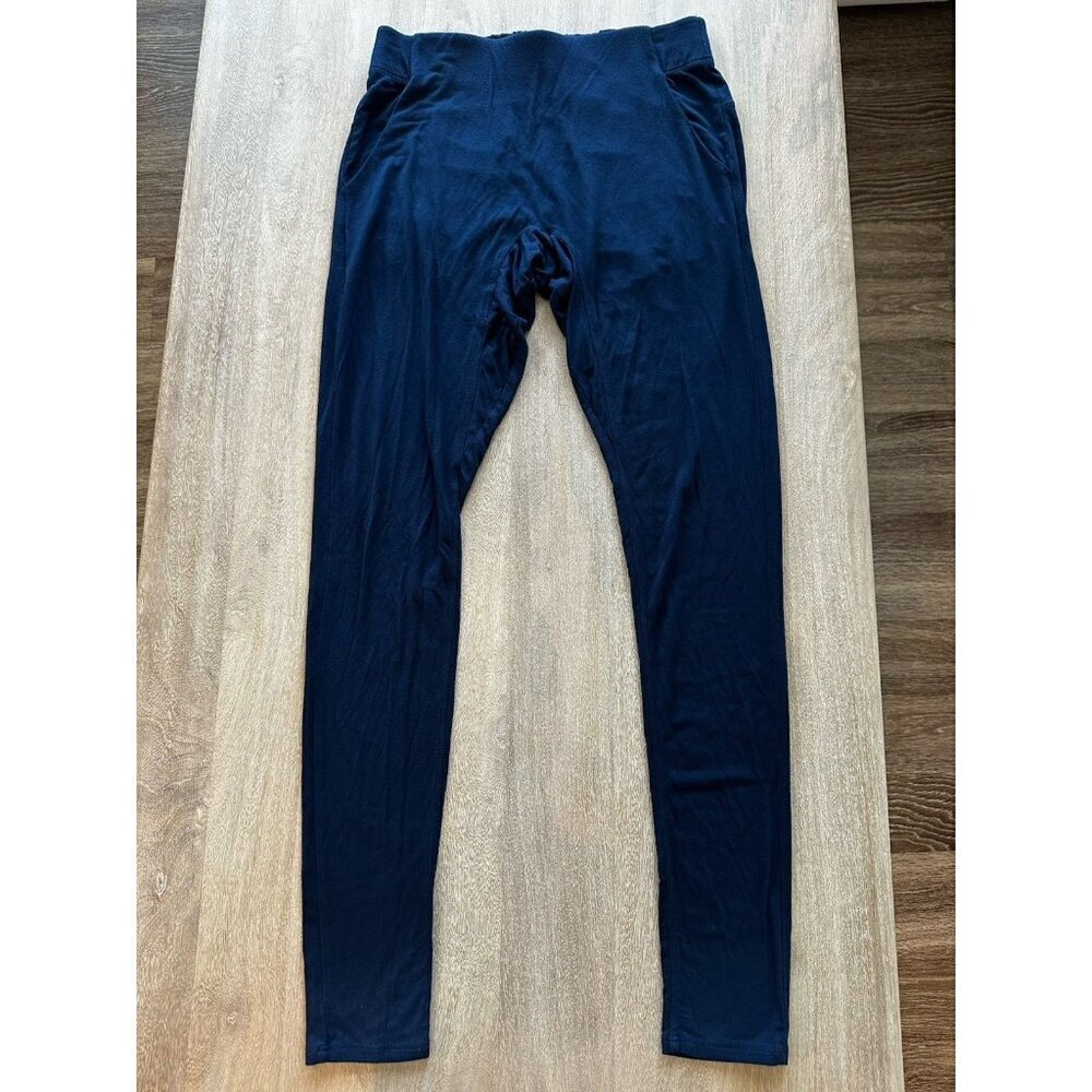 Lunya Soft Modal Restore Pocket Base Legging: Navy Blue Size Small